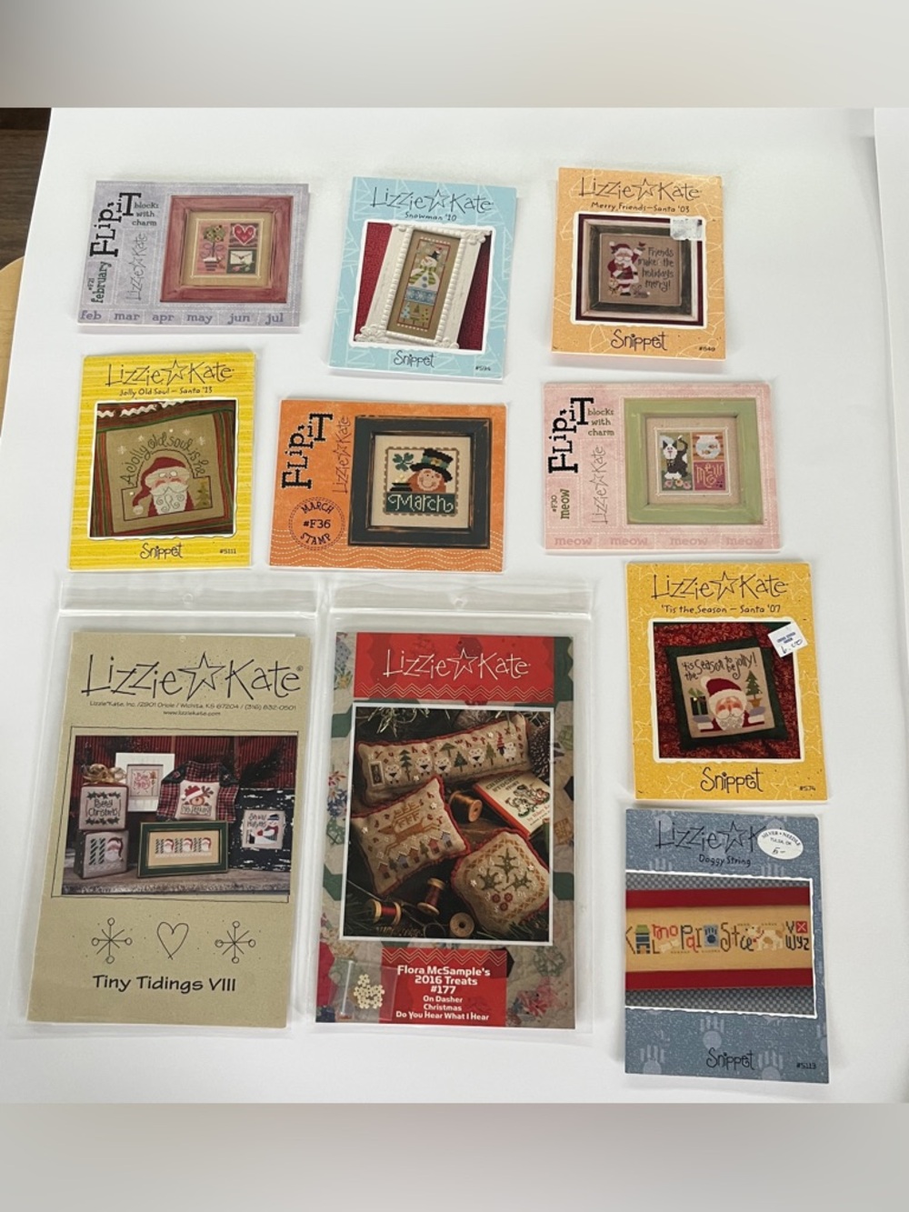 10 Lizzie Kate Cross Stitch Charts